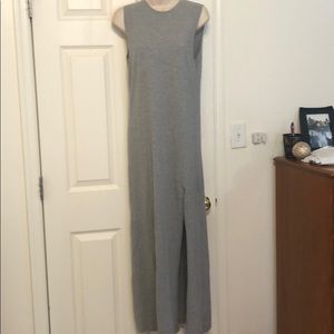 Grey tee maxi dress